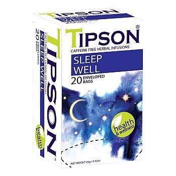 Levně Čaj TIPSON Health Teas Sleep Well 20x1,3g