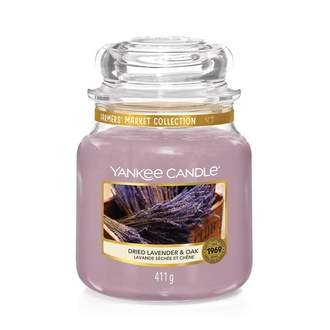 Svíčka YANKEE CANDLE 411g  Dried Lavender & Oak