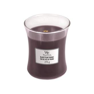 Vonná svíčka WoodWick Black Plum Cognac 275g