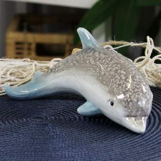 Delfín keramika 21cm