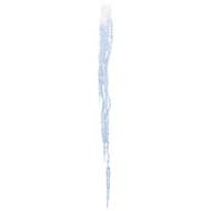 Ozdoba rampouch akrylový s glitry modrý 90cm