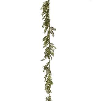 Girlanda listy umělá zelená 180cm