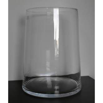Váza válec kónický sklo 30cm