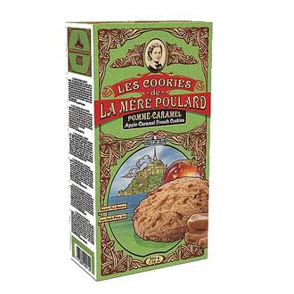 Sušenky Apple caramel cookies LA MÉRE POULARD 200g