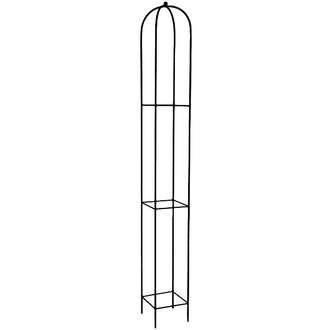 Opora/obelisk BENONNI hranatá kovová černá 200cm