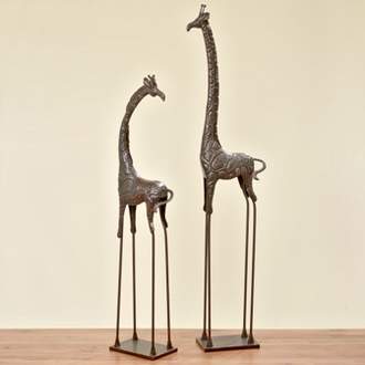 Žirafa  dlouhé nohy kov 145cm