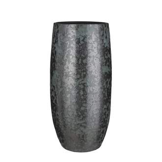 Váza  NICOLAS keramika zeleno-černá 50cm