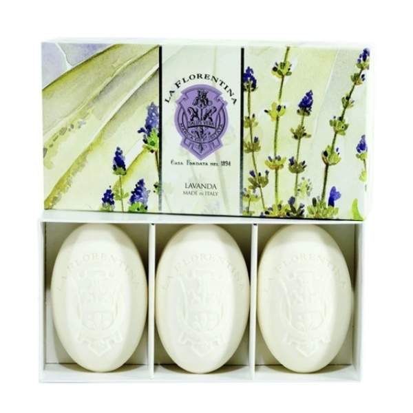 Levně Mýdlo La Florentina Lavender 3ks 150g