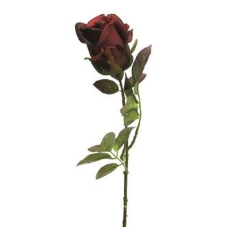 Růže DODO řezaná umělá burgundská 59cm