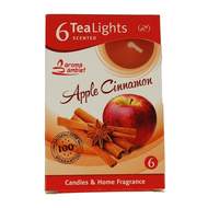 Svíčka čajová vonná Apple-Cinnamon 6ks