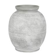 Váza GIRONA 1-10E keramika světle šedá 35cm