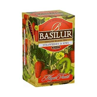 Levně Čaj Basilur Magic Strawberry & Kiwi 20x2g
