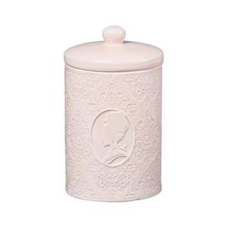 Dóza s víkem CACHEMIRE keramika růžová 15,5cm