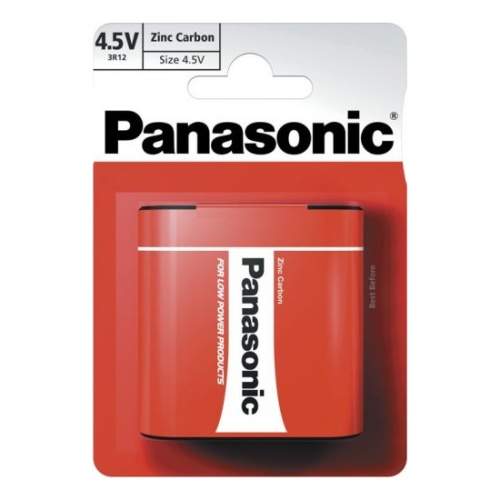 Levně Baterie Panasonic plochá Red Zinc-blistr 4,5V 1ks