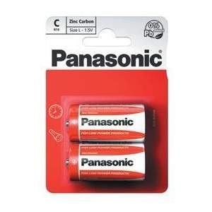 Levně Baterie Panasonic C Red Zinc-blistr 1,5V 2ks