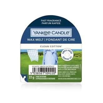 Vosk YANKEE CANDLE 22g Clean Cotton