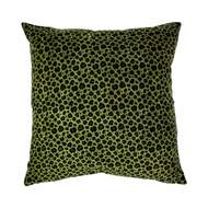 Polštář LEOPARD polyester zelená/černá 45cm