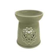 Aromalampa dekor mandala keramika zelená 13,2cm