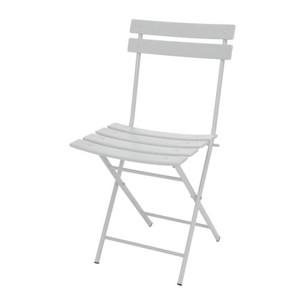 E-shop Židle zahradní kov bílá 80cm