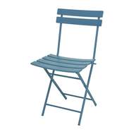 Židle zahradní kov modrá 80cm
