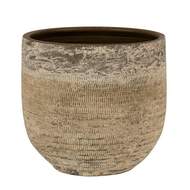 Obal kulatý SERENA 1-01O keramika okrová 20cm