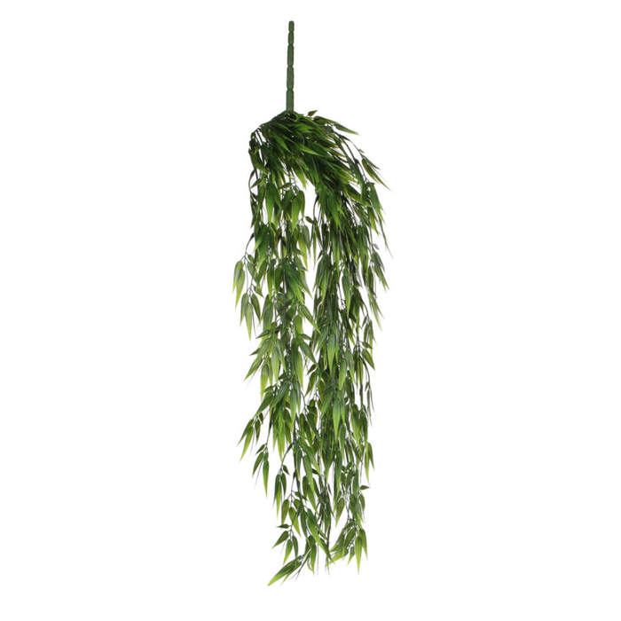 Levně Bambus závěs umělý zelená 80cm