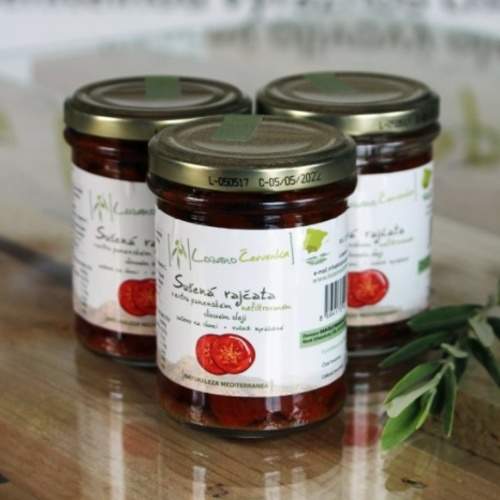 Levně Rajčata sušená cherry v olivovém oleji 190g