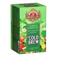 Čaj Basilur Cold Brew Strawb.Cucumber & Mint 20x2g