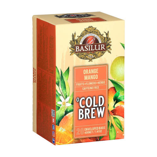 Levně Čaj Basilur Cold Brew Orange Mango 20x2g