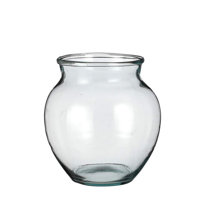 Levně Váza skleněná koule KIRA 19cm