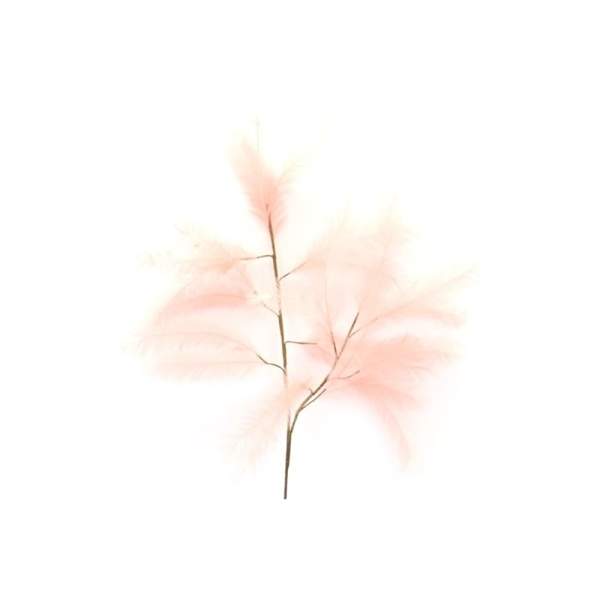 Levně Tráva květ řezaná umělá růžová 72cm