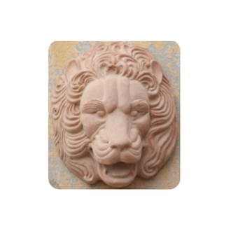Dekorace na zeď lev Maschera Leone keramika 40x33cm