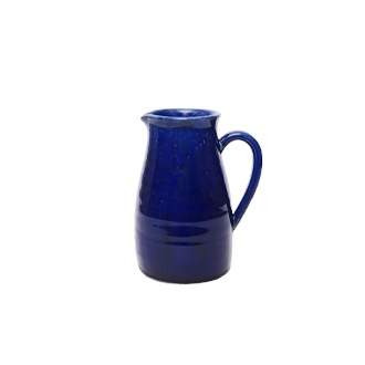 Váza džbán keramika modrá 34cm