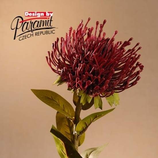 Levně Protea řezaná umělá červená 73cm