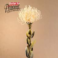 Protea řezaná umělá bílá 61cm