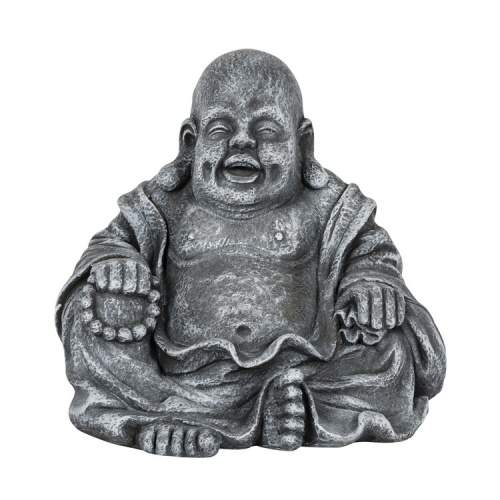 Levně Buddha sedící šedá 32cm