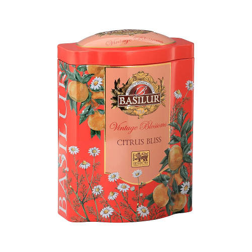Levně Čaj Basilur Vintage Blossoms Citrus Bliss dóza 100g