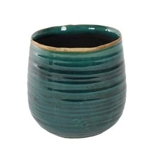 Levně Obal IRIS keramika tyrkysová 15cm
