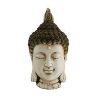 Buddha hlava keramika šedá 35cm
