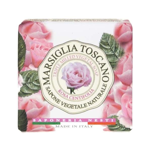 Levně Mýdlo Marsiglia Toscano růže 200g
