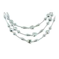 Řetěz perličky stříbrný 180cm