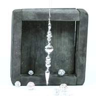 Rampouch Princess perličky stříbrný 13,5cm