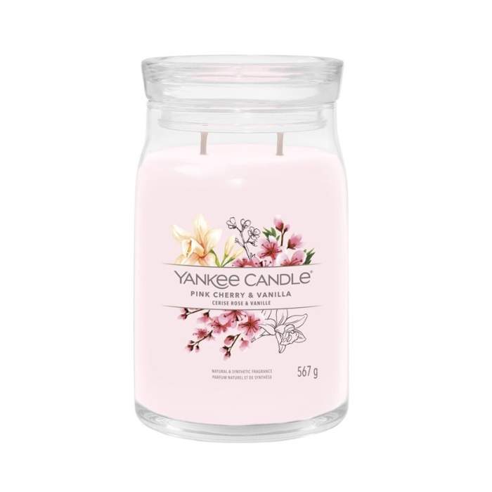 E-shop Svíčka YANKEE CANDLE Signature 567g Pink Cherry & Vanilla