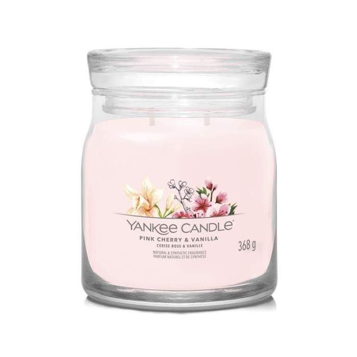 E-shop Svíčka YANKEE CANDLE Signature 368g Pink Cherry & Vanilla
