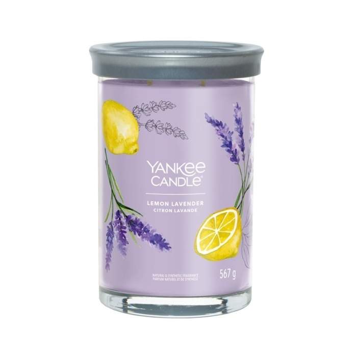 Levně Svíčka YANKEE CANDLE Signature Tumbler 567g Lemon Lavender