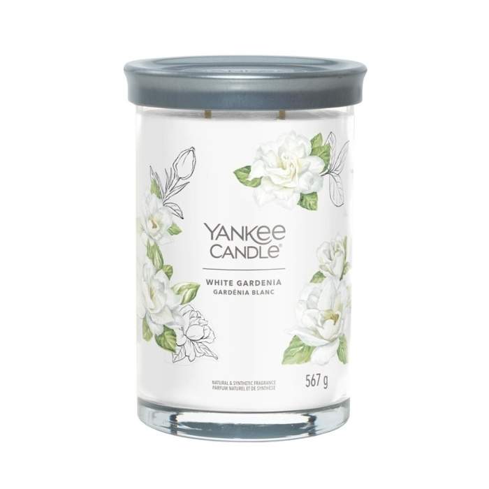 Levně Svíčka YANKEE CANDLE Signature Tumbler 567g White Gardenia