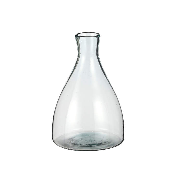 Levně Váza/lahev skleněná JOSIE čirá 29cm