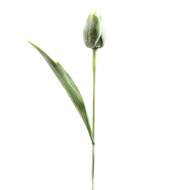Tulipán řezaný umělý 40cm tm.zelený