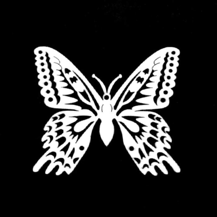 Levně Ozdoba dřevěný motýl přírodní 8cm
