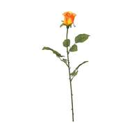 Růže VENUS řezaná umělá oranžová 64cm